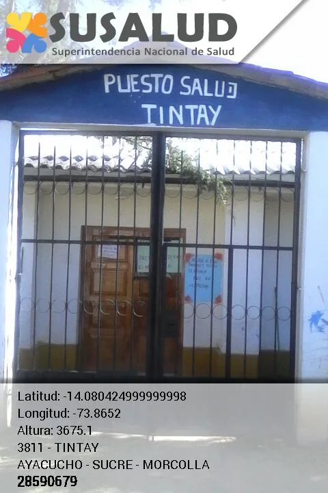 Puesto de Salud Tintay en Morcolla, Ayacucho