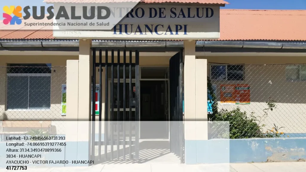 Centro de Salud Huancapi en Ayacucho