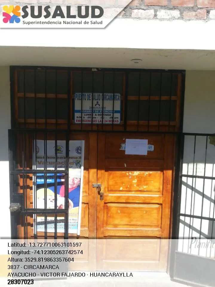 Puesto de Salud Circamarca en Huancaraylla, Ayacucho
