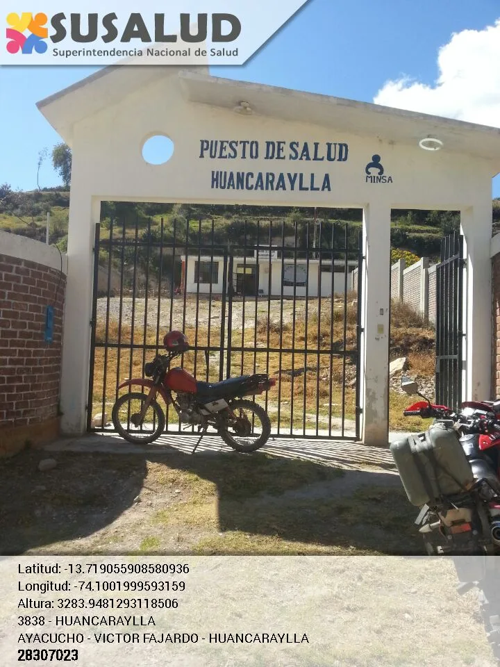 Puesto de Salud Huancaraylla en Ayacucho
