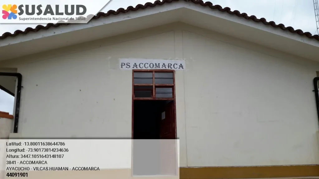 Puesto de Salud Accomarca en Ayacucho