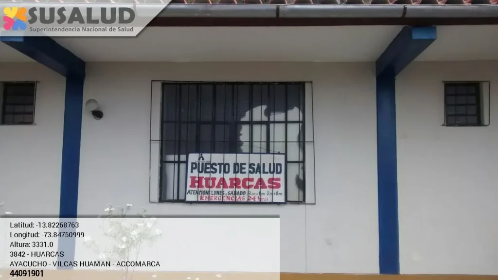 Puesto de Salud Huarcas en Accomarca, Ayacucho