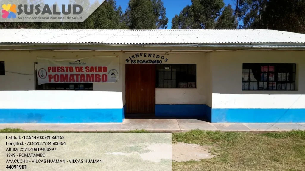 Puesto de Salud Pomatambo en Vilcas Huaman, Ayacucho