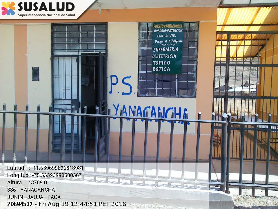 Yanacancha en Paca, Junin