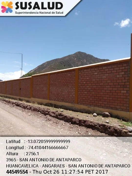 San Antonio de Antaparco en Huancavelica