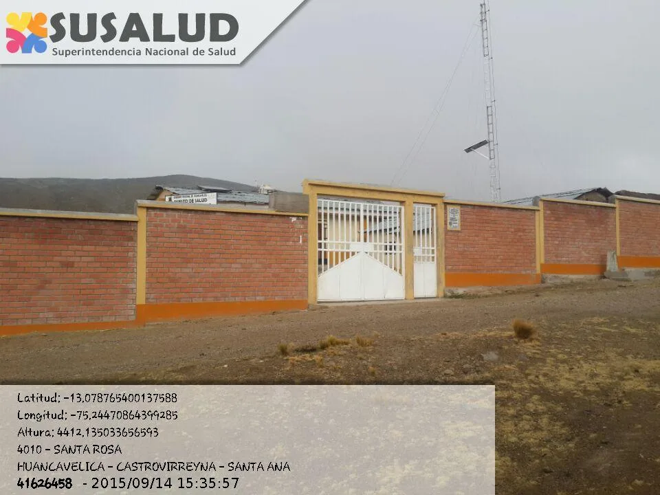 Santa Rosa en Santa Ana, Huancavelica