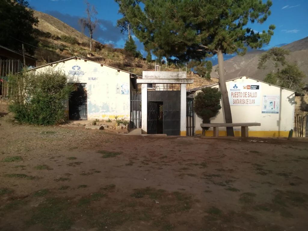 Santa Rosa de Olaya en Santiago de Chocorvos, Huancavelica