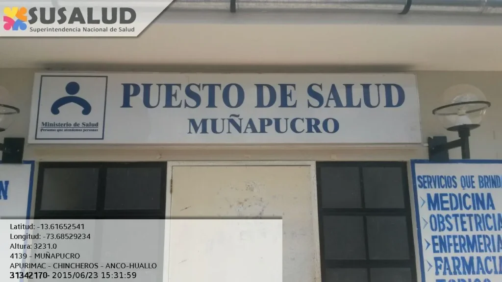 Munapucro en Anco Huallo, Apurimac