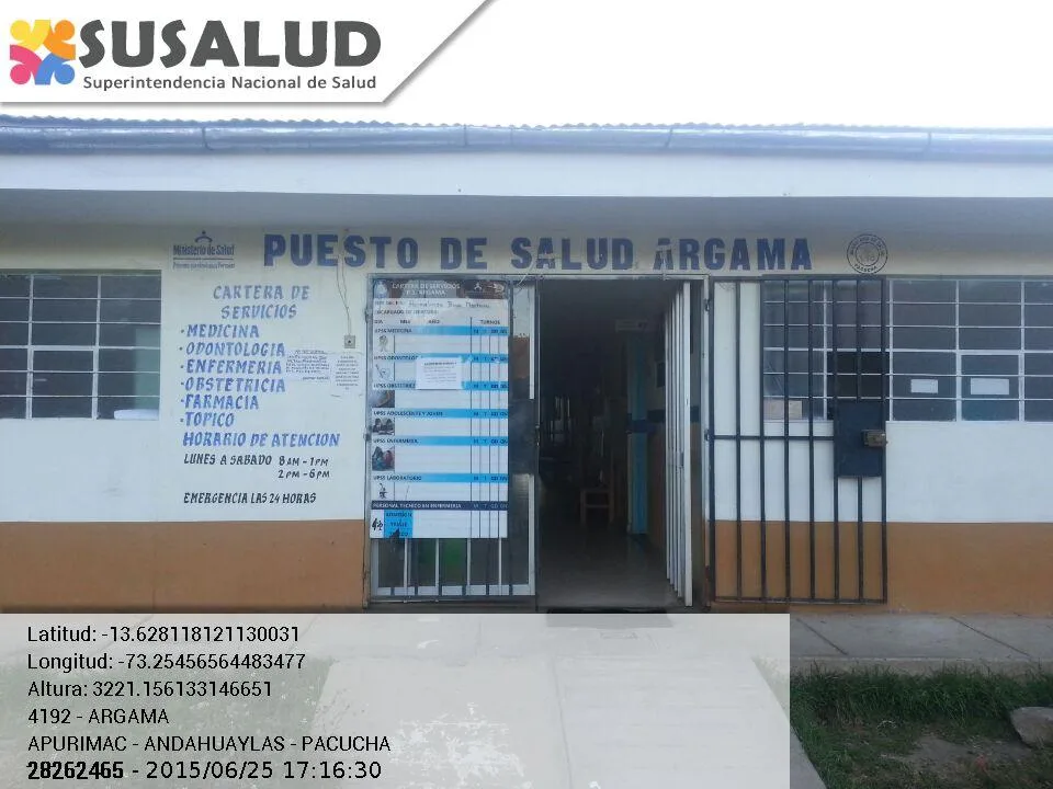 Argama en Pacucha, Apurimac