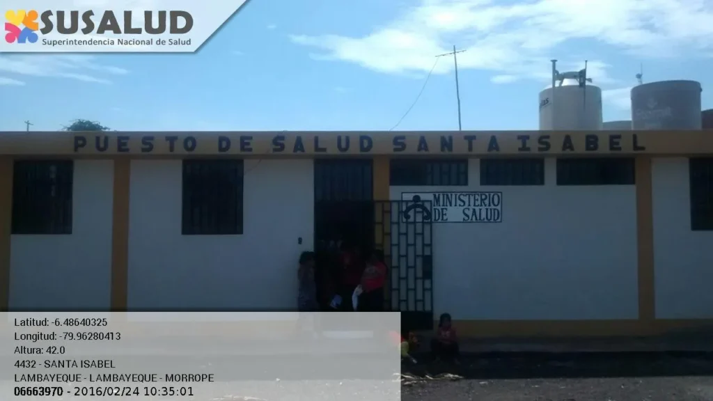 Santa Isabel en Morrope, Lambayeque