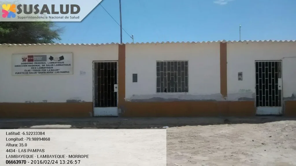 Santa Rosa las Pampas en Morrope, Lambayeque