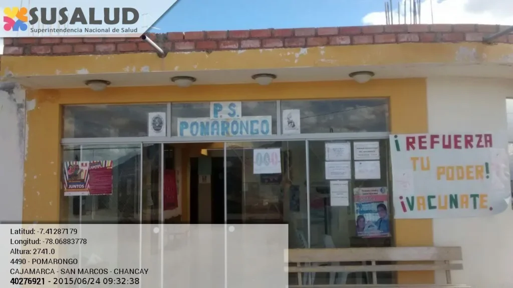 Puesto de Salud Pomarongo en Chancay, Cajamarca