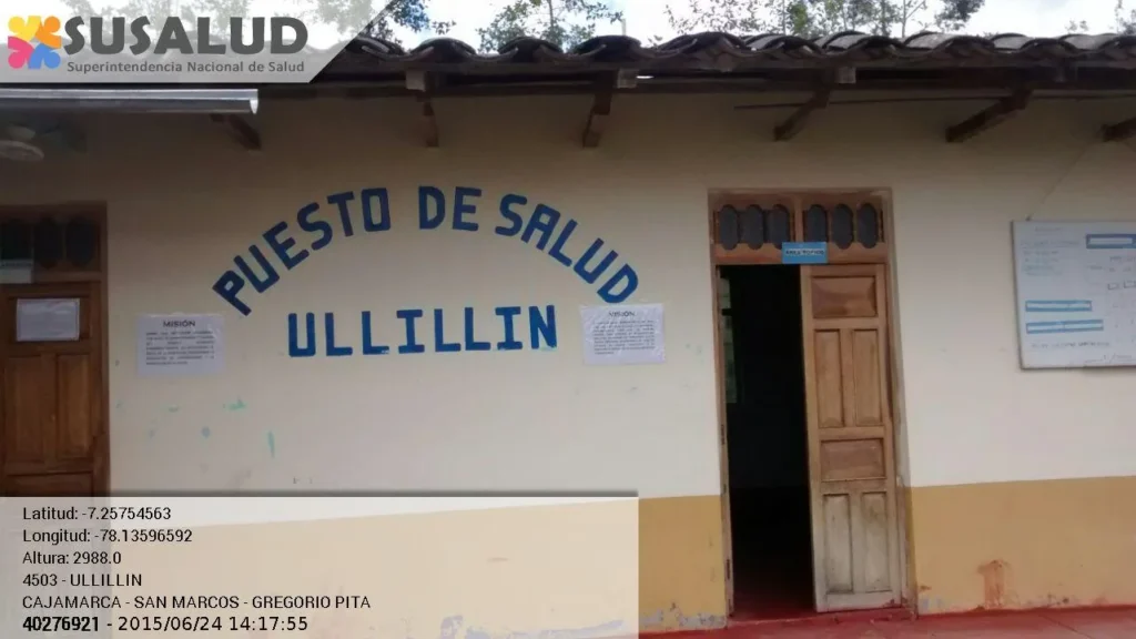 Puesto de Salud Ullillin en Gregorio Pita, Cajamarca