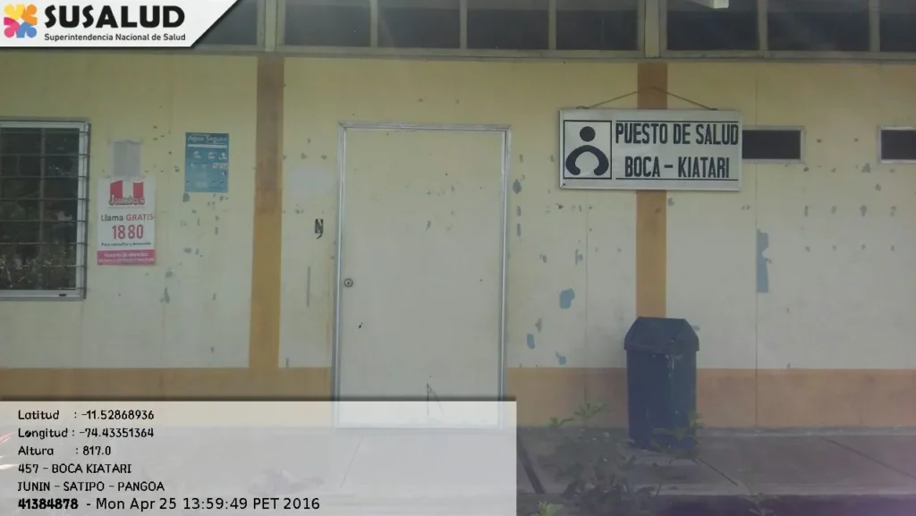 Boca Kiatari en Pangoa, Junin