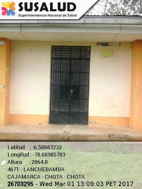 Lanchebamba en Chota, Cajamarca