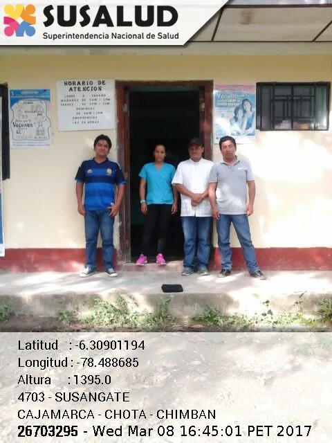 Susangate en Chimban, Cajamarca