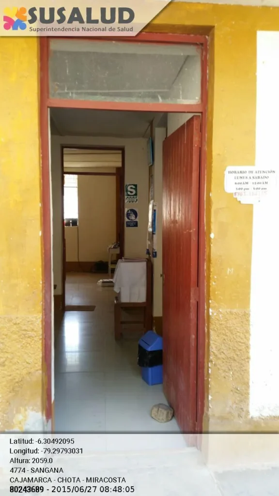 Sangana en Miracosta, Cajamarca