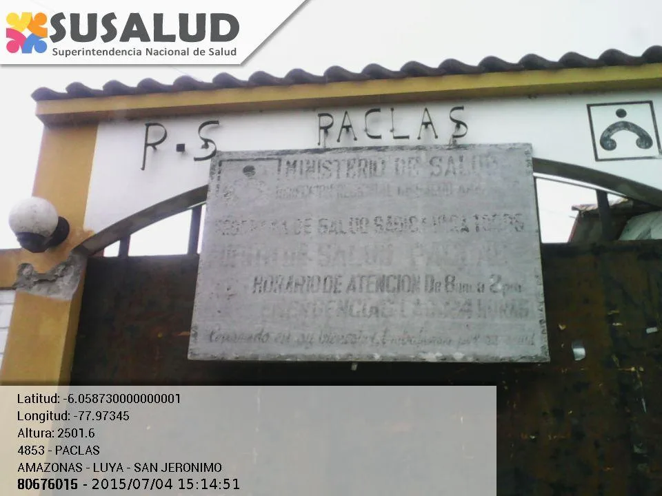 Paclas en San Jeronimo, Amazonas