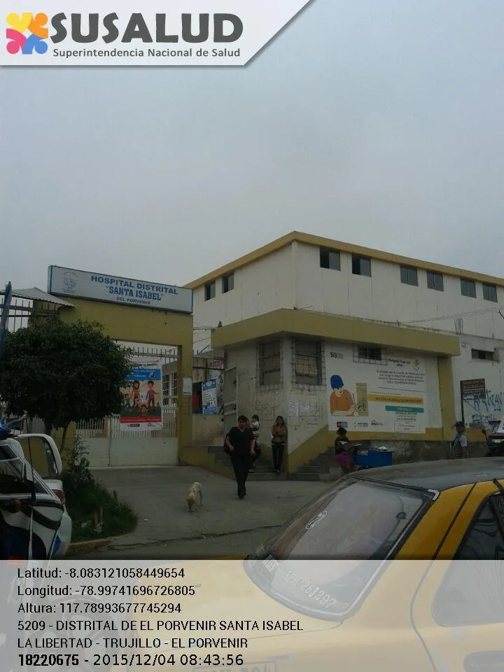 Hospital Distrital de el Porvenir Santa Isabel en La Libertad