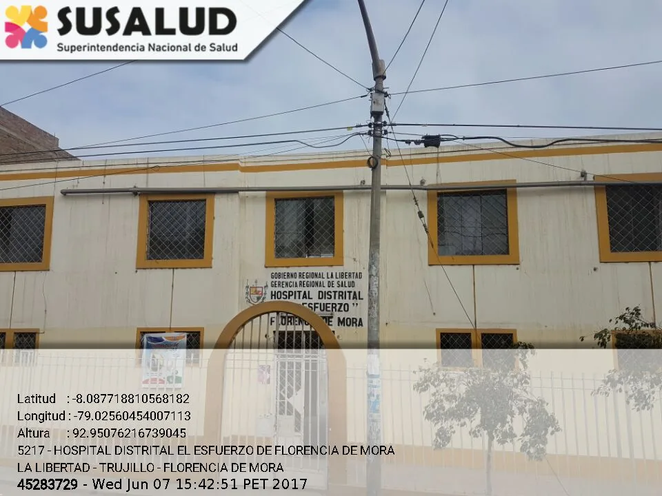 Hospital Distrital el Esfuerzo de Florencia de Mora en La Libertad