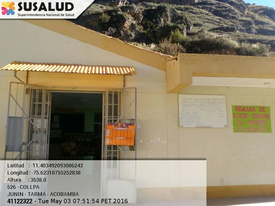 Collpa en Acobamba, Junin