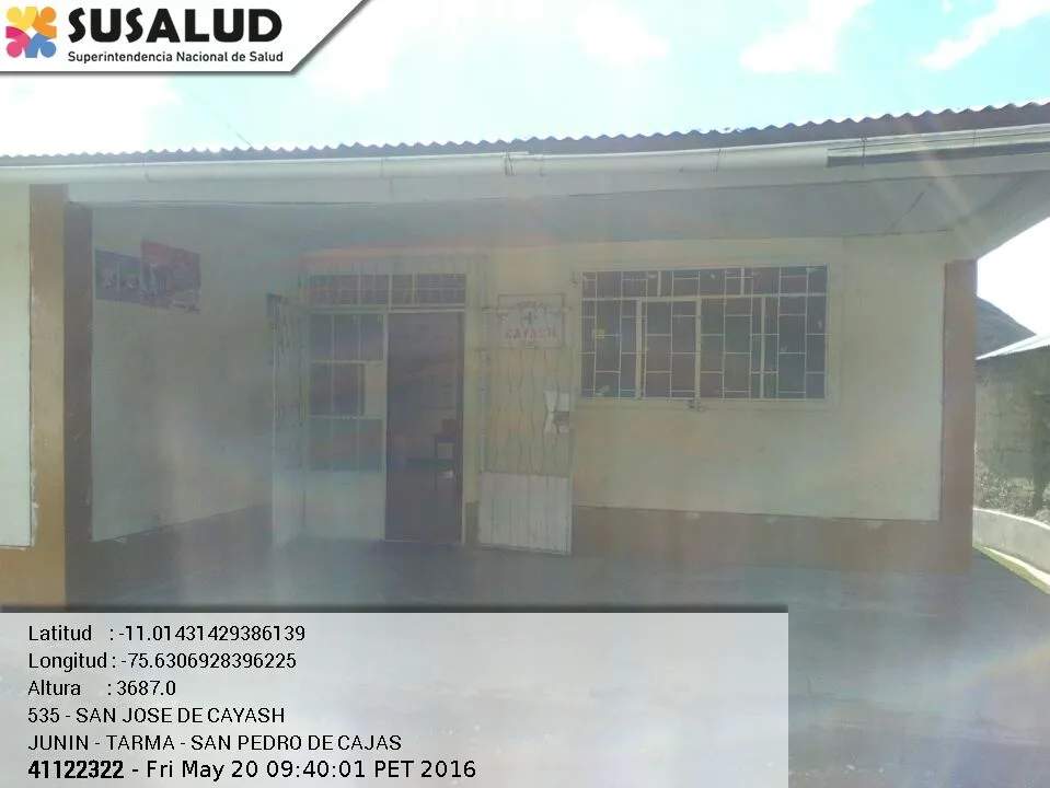 San Jose de Cayash en San Pedro de Cajas, Junin
