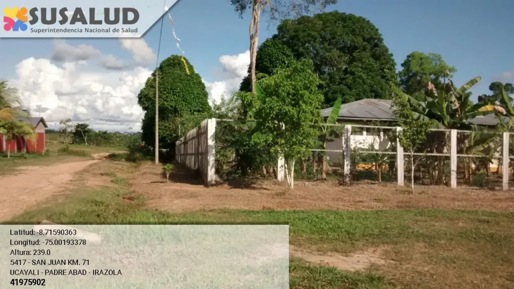 San Juan Km. 71 en Neshuya, Ucayali