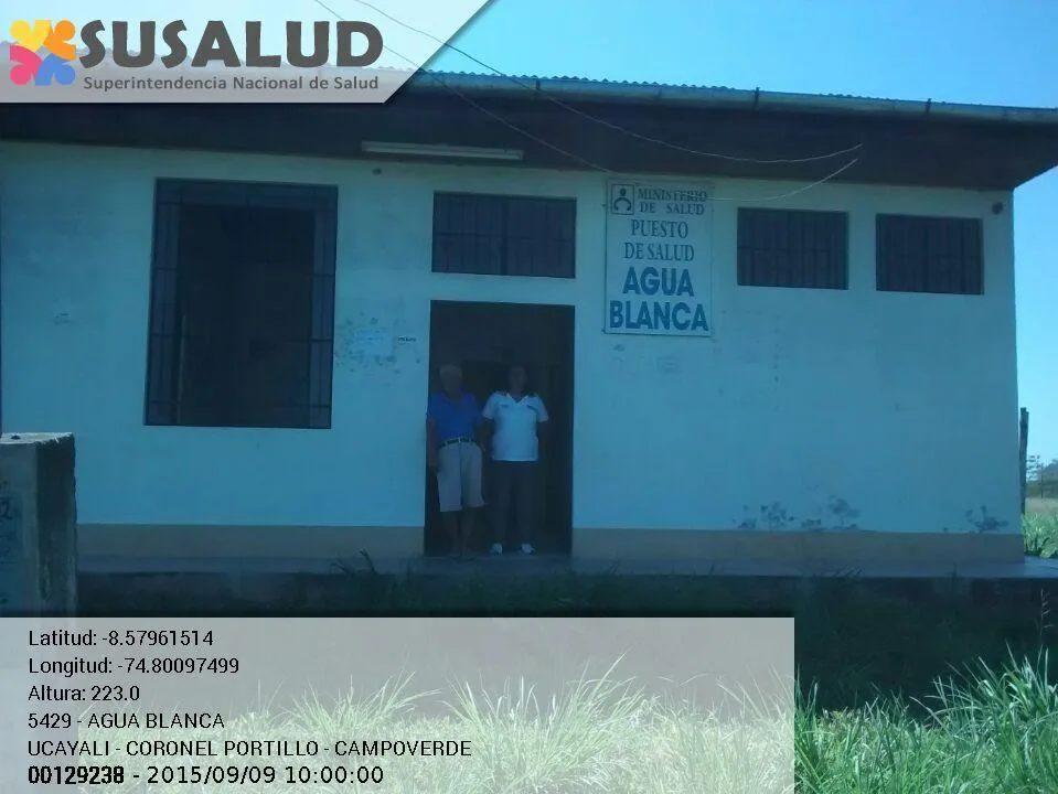 Agua Blanca en Campoverde, Ucayali