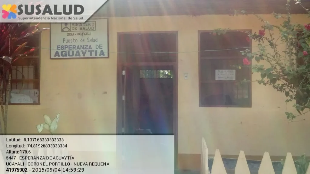Esperanza de Aguaytia en Nueva Requena, Ucayali