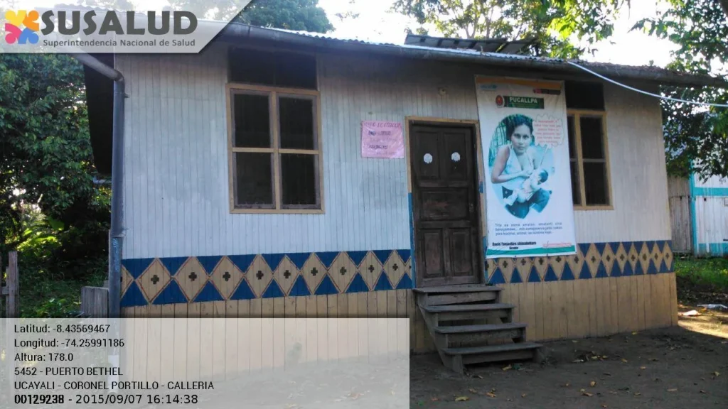 Puerto Bethel en Calleria, Ucayali