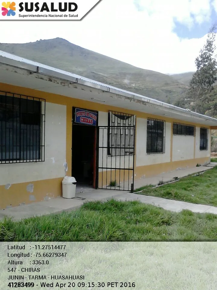 Chiras en Huasahuasi, Junin