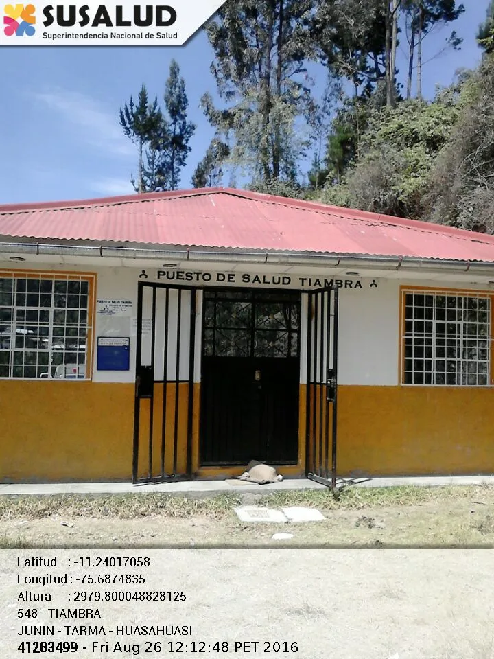 Tiambra en Huasahuasi, Junin