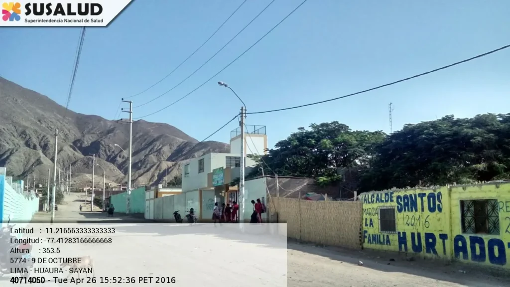 9 de Octubre en Sayan, Lima