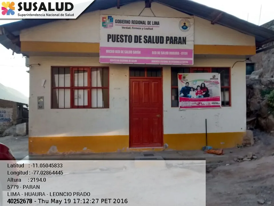 Paran en Leoncio Prado, Lima