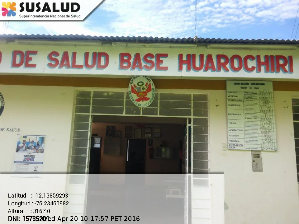 Centro de Salud Huarochiri en Lima