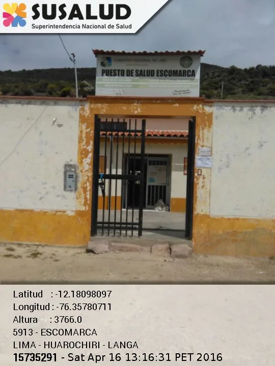Escomarca en Langa, Lima