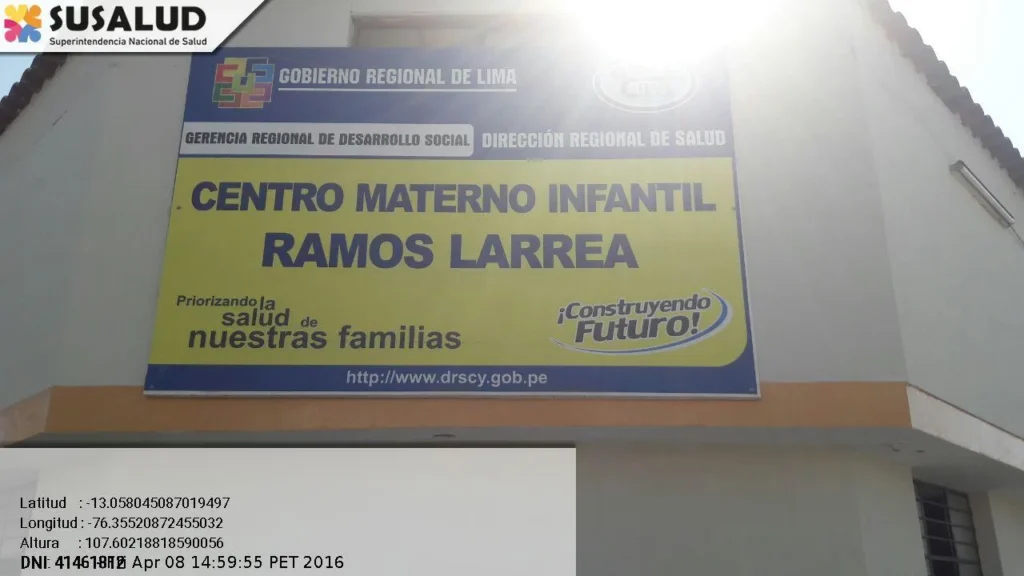 Ramos Larrea en Imperial, Lima