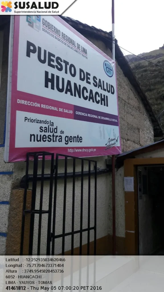 Huancachi en Tomas, Lima