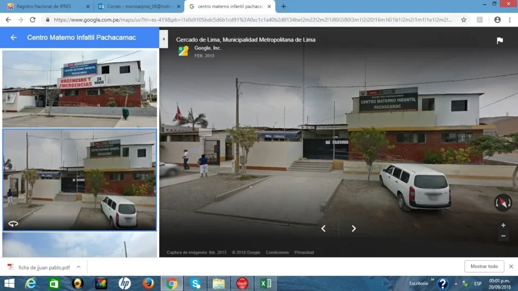 Centro de Salud Pachacamac en Lima