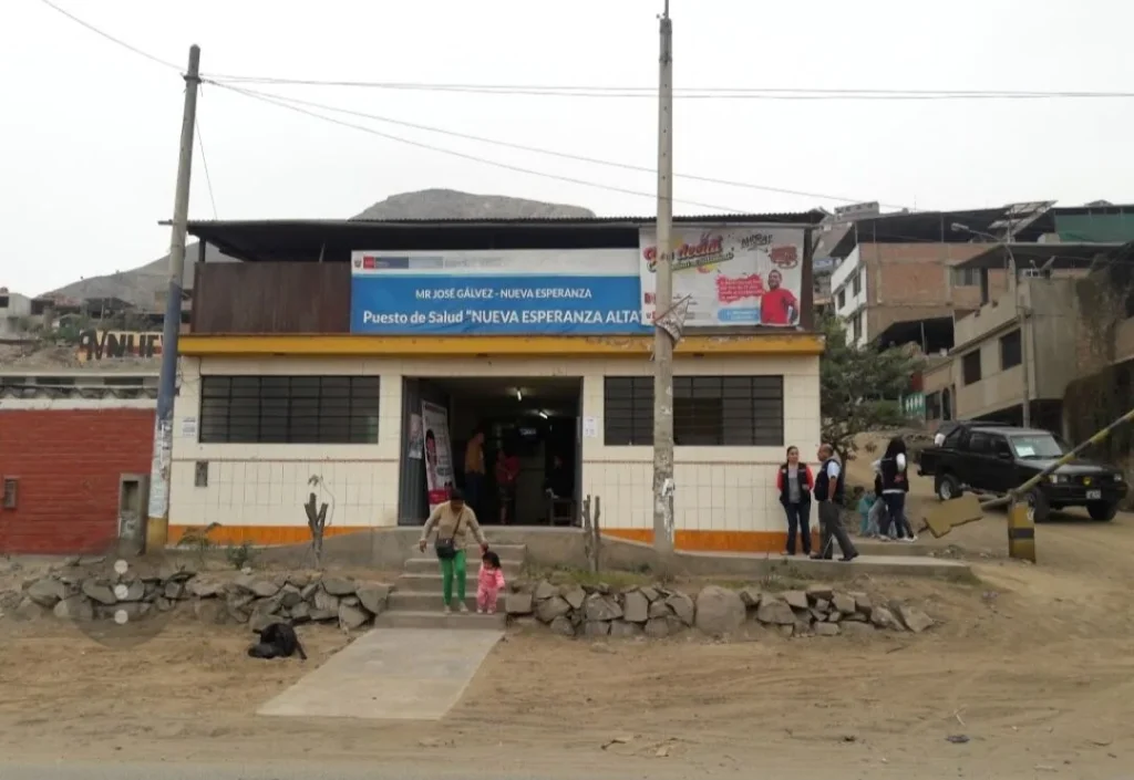 Puesto de Salud Nueva Esperanza Alta en Villa Maria del Triunfo, Lima