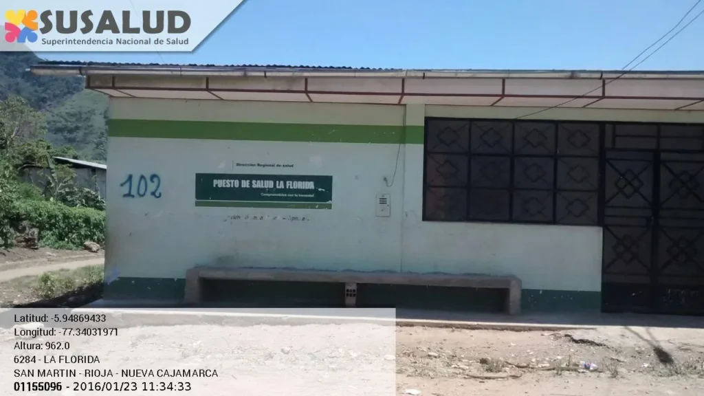 Puesto de Salud la Florida en Nueva Cajamarca, San Martin