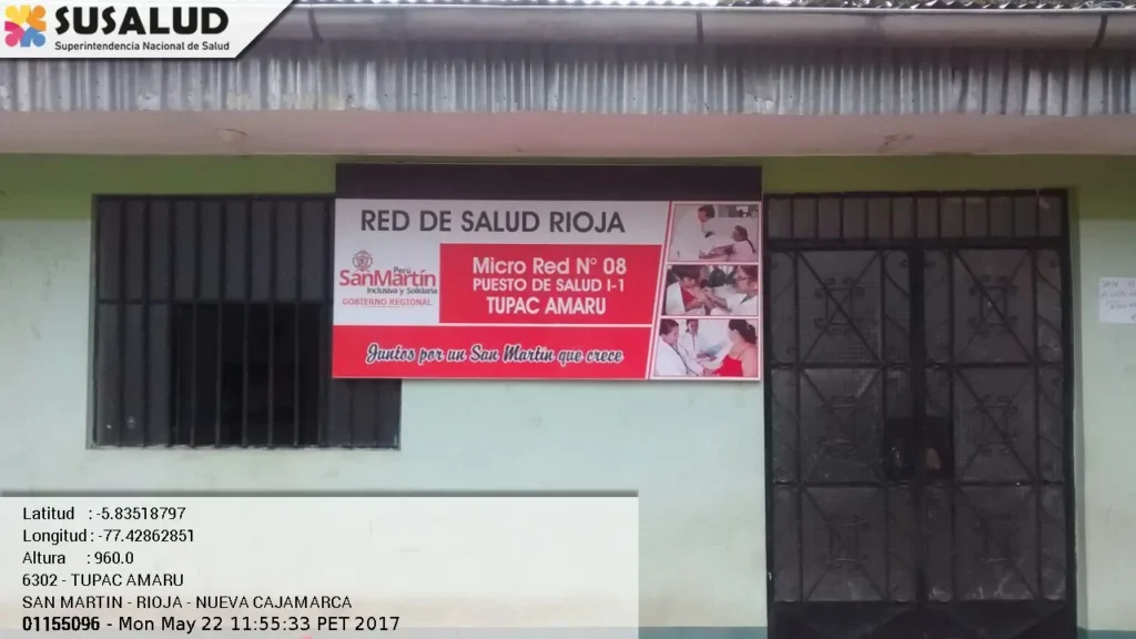 Puesto de Salud Tupac Amaru en Nueva Cajamarca, San Martin