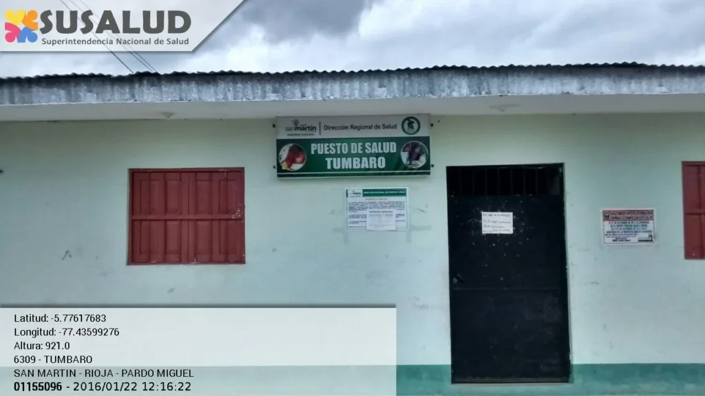Puesto de Salud Tumbaro en Pardo Miguel, San Martin