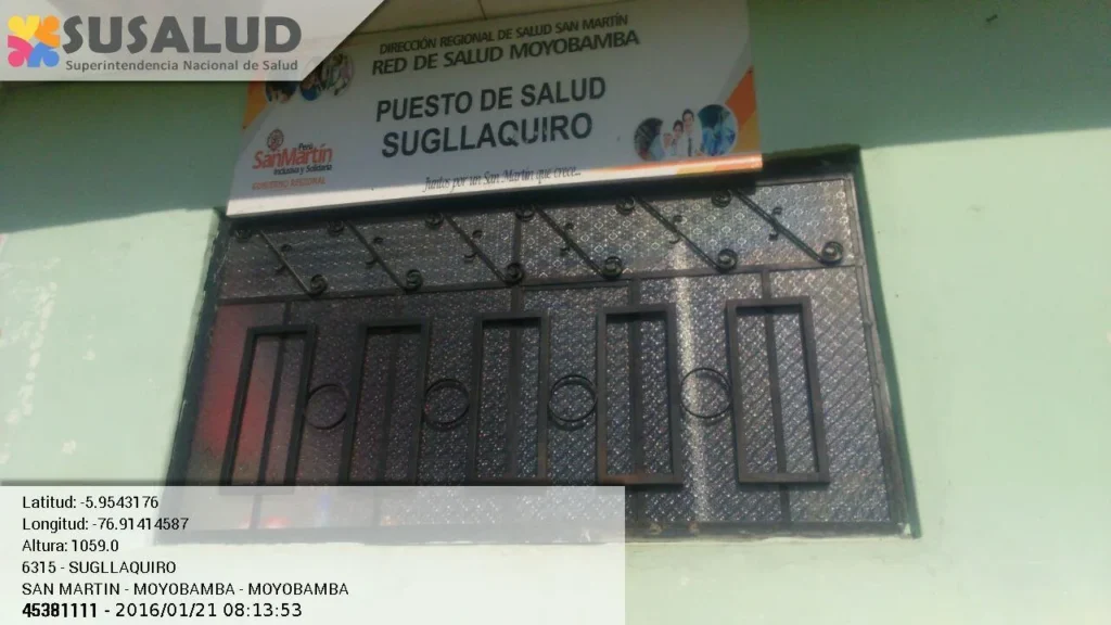 Puesto de Salud Sugllaquiro en Moyobamba, San Martin