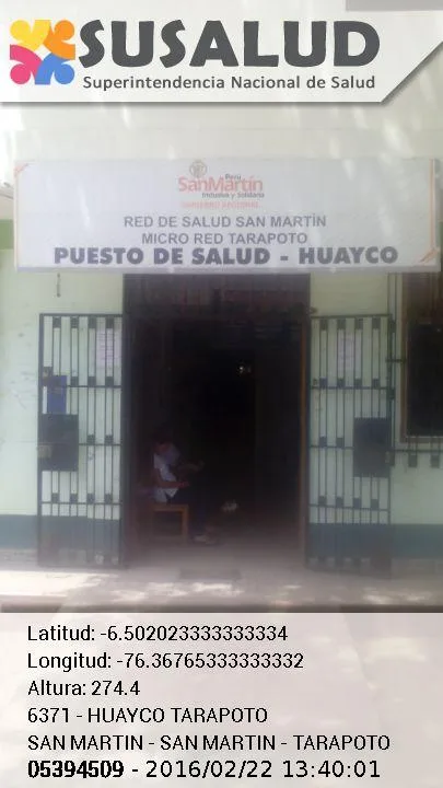 Huayco Tarapoto en San Martin