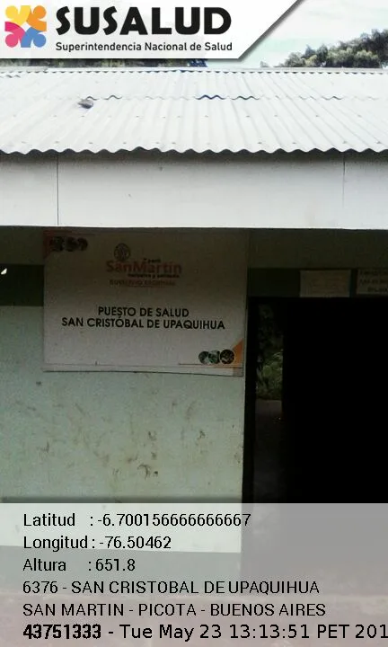 San Cristobal de Upaquihua en Buenos Aires, San Martin