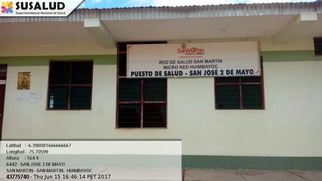 San Jose 2 de Mayo en Huimbayoc, San Martin