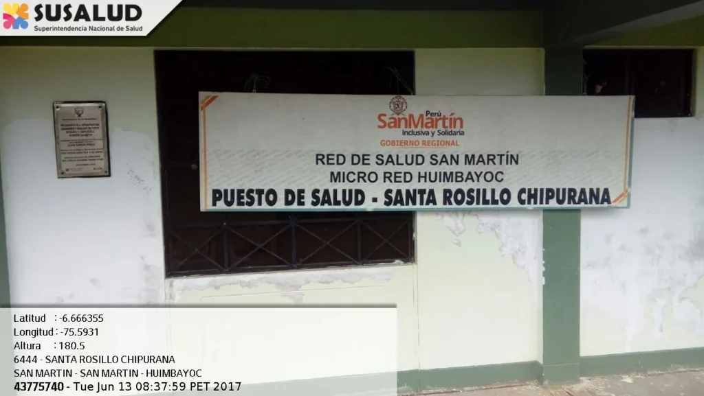 Santa Rosillo Chipurana en Huimbayoc, San Martin