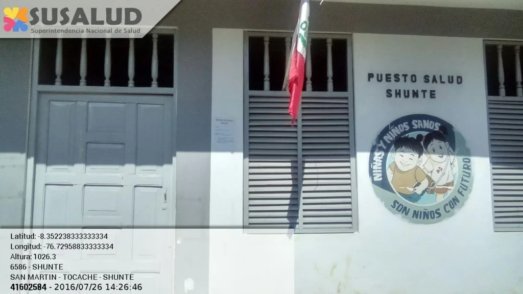 Puesto de Salud Shunte en San Martin