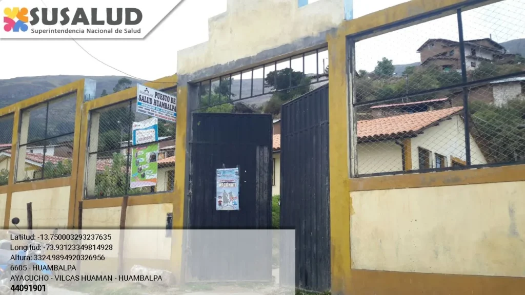 Puesto de Salud Huambalpa en Ayacucho